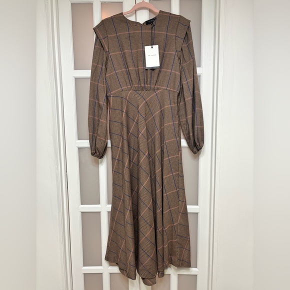 Plaid Long Sleeve Dress EN SAISON SIZE SMALL - Picture 1 of 1